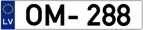 Truck License Plate
